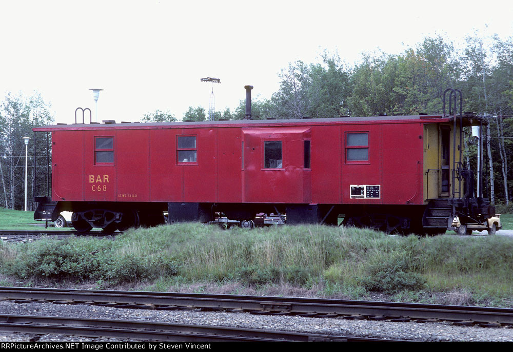 Bangor & Aroostook caboose BAR C68